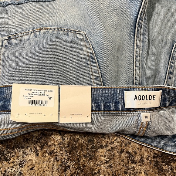 Agolde Parker Short (Freewheeling) - Size 30 NWT! - Picture 8 of 8